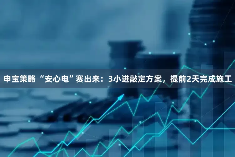 申宝策略 “安心电”赛出来：3小进敲定方案，提前2天完成施工